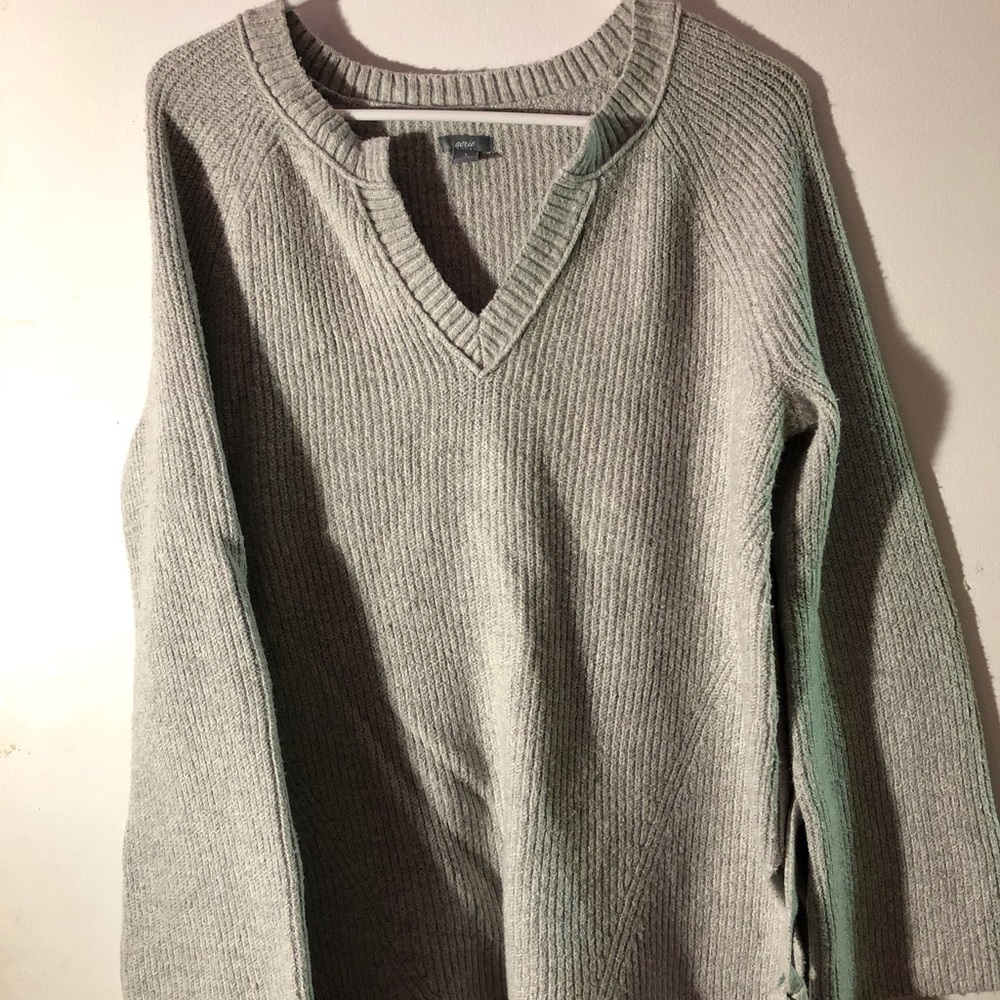 Aerie Tie Sleeve Sweater